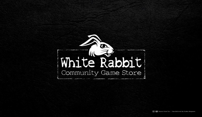 White Rabbit Playmat: Black Leather