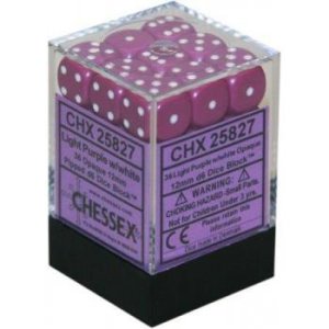 Chessex Opaque 12mm d6 with pips Dice Blocks (36 Dice) -...