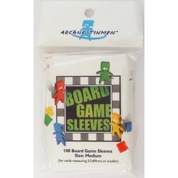 Board Game Sleeves - Clear - Medium: 57x89mm (100 Stk.)