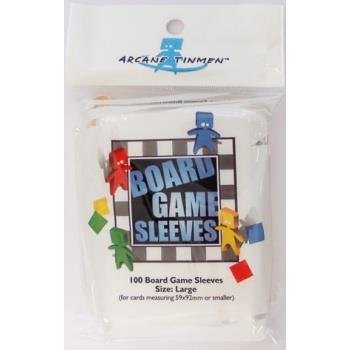 Board Game Sleeves - Clear - Large: 59x92mm (100 Stk.)