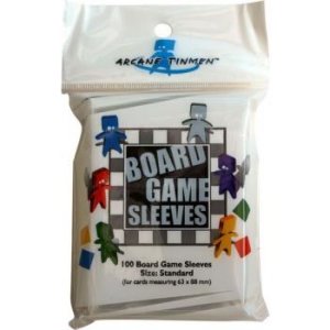 Board Game Sleeves - Clear - Standard Size: 63x88mm (100...