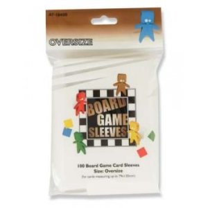 Board Game Sleeves - Clear - Oversize: 79x120mm (100 Stk.)