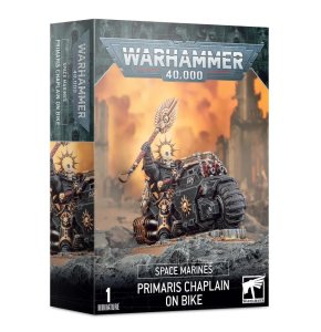 SPACE MARINES: PRIMARIS ORDENSPRIESTER AUF BIKE