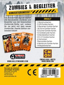 Zombicide 2. Edition: Zombies & Begleiter - Konvertierungsset (DE)
