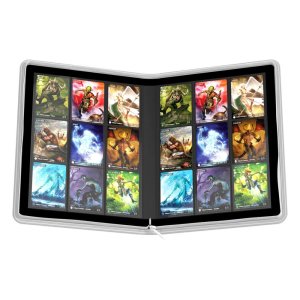 Ultimate Guard: 18-Pocket (360) Zipfolio Xenoskin - White