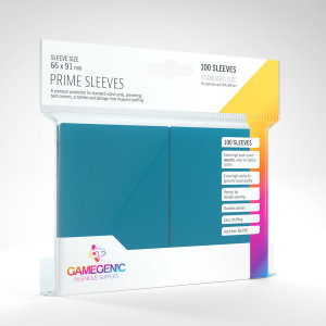 Gamegenic: Standard Prime Sleeves - Blue (100)