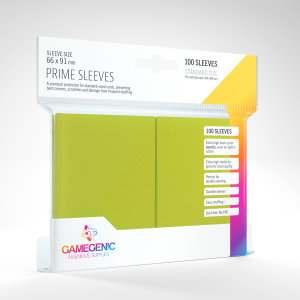 Gamegenic: Standard Prime Sleeves - Lime (100)