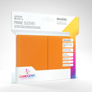 Gamegenic: Standard Prime Sleeves - Orange (100)