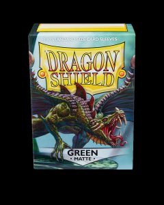Dragon Shield: Standard Sleeves Matte - Green (100)