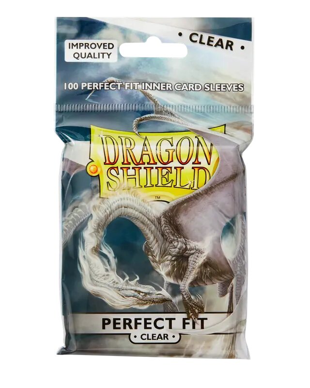Dragon Shield Perfect Fit Inner Sleeves Clear Toploader (100), 3,9