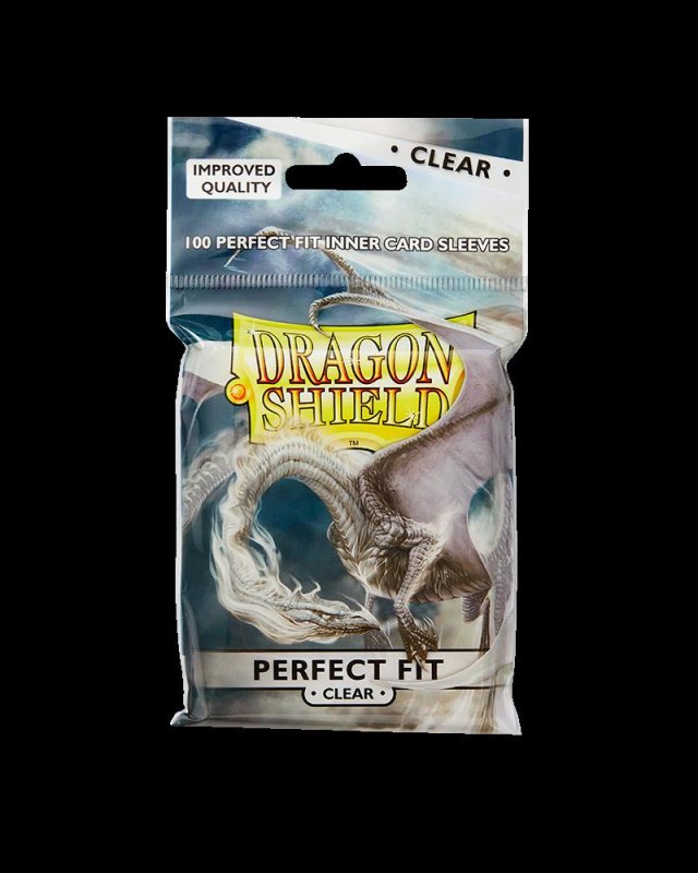 Dragon Shield: Perfect Fit Inner Sleeves Clear - Toploader (100)