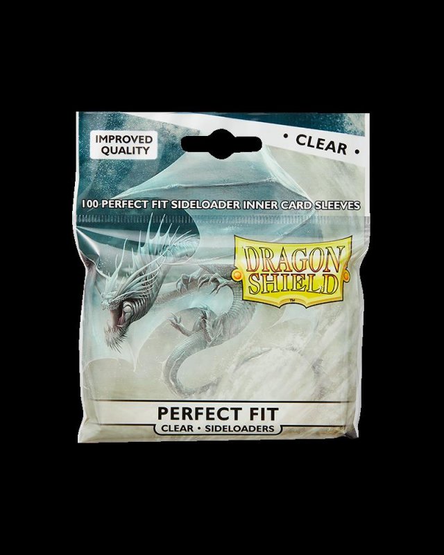 Dragon Shield: Perfect Fit Inner Sleeves Clear - Sideloader (100)