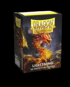 Dragon Shield: Standard Sleeves Dual Matte - Lightning (100)