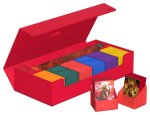 Ultimate Guard: Superhive 550+ Standard Size Xenoskin - Monocolor Red