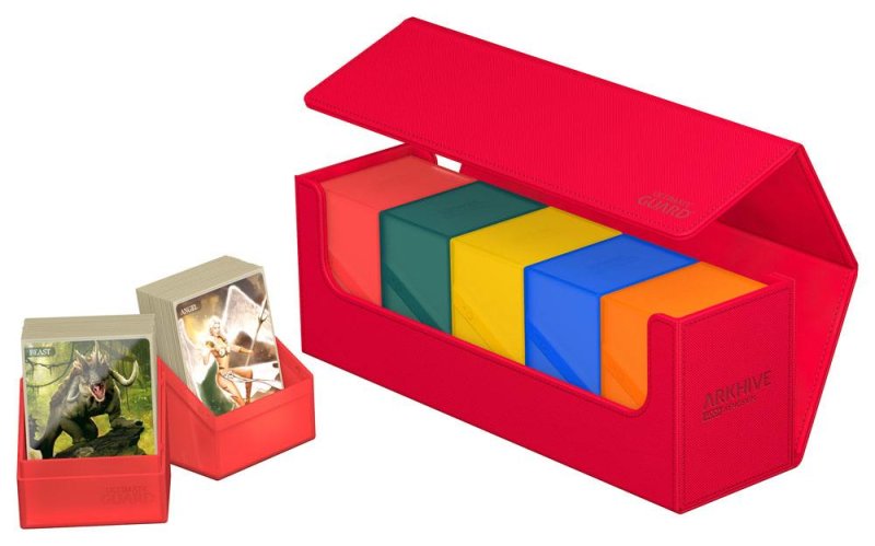Ultimate Guard: Arkhive 400+ Standard Size Xenoskin - Monocolor Red