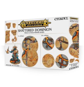 AGE OF SIGMAR: SHATTERED DOMINION - 40 &amp; 65 MM ROUND...