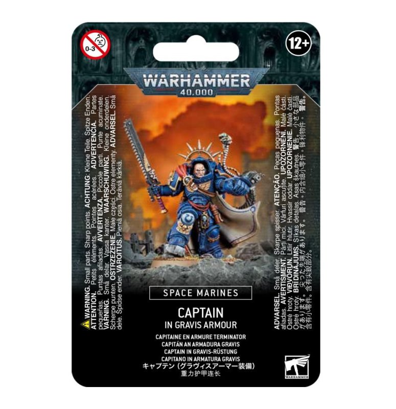 SPACE MARINES: CAPTAIN IN GRAVIS-RÜSTUNG * CAPTAIN IN GRAVIS ARMOUR