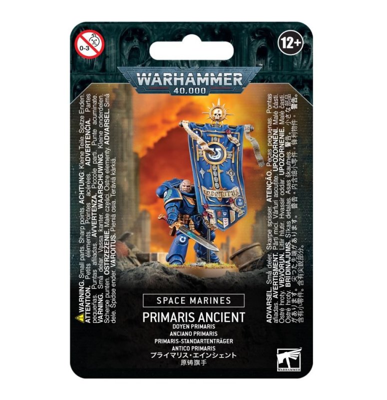 SPACE MARINES: PRIMARIS STANDARTENTRÄGER * PRIMARIS ANCIENT