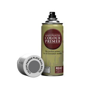 The Army Painter - Colour Primer: Plate Mail Metal Spray...