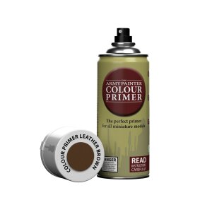 The Army Painter - Colour Primer: Leather Brown Spray...