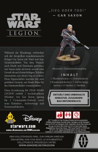 Star Wars: Legion - Gar Saxon