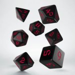 Classic Runic Dice Black/Red (7)