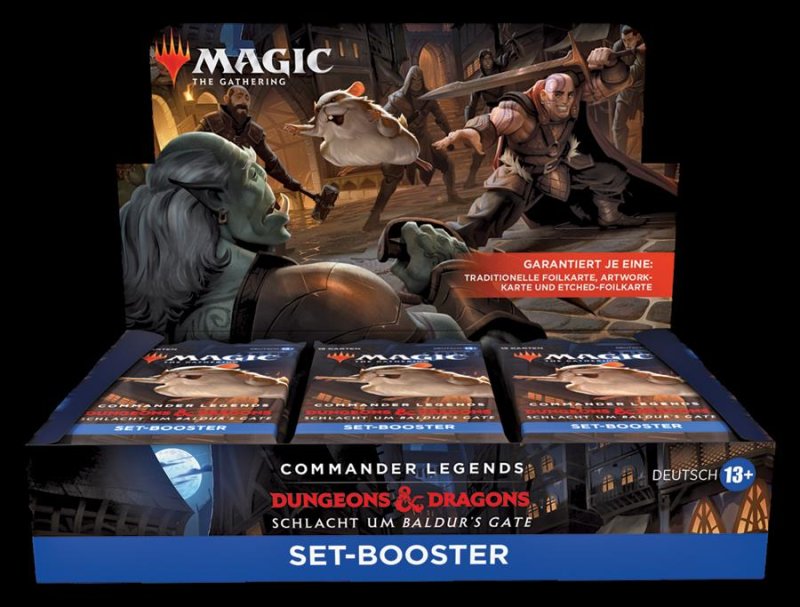Commander Legenden: Schlacht um Baldurs Gate - Set Booster Display DE (18 Packs)