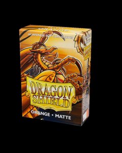 Dragon Shield: Japanese Small Sleeves - Orange Matte (60)