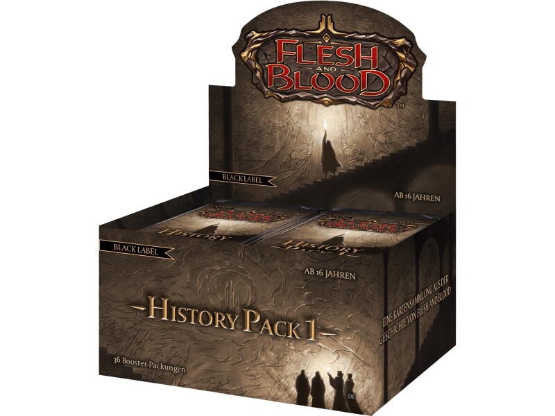 Flesh and Blood: History Pack 1 Black Label - Booster Display DE (36 Booster)