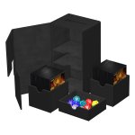 Ultimate Guard: Twin FlipnTray Deck Case 200+ Xenoskin - Monocolor Black