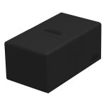 Ultimate Guard: Twin FlipnTray Deck Case 200+ Xenoskin - Monocolor Black