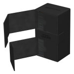 Ultimate Guard: Twin FlipnTray Deck Case 200+ Xenoskin - Monocolor Black