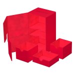 Ultimate Guard: Twin FlipnTray Deck Case 200+ Xenoskin - Monocolor Red