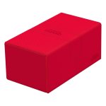 Ultimate Guard: Twin FlipnTray Deck Case 200+ Xenoskin - Monocolor Red