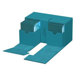 Ultimate Guard: Twin FlipnTray Deck Case 200+ Xenoskin - Monocolor Petrol