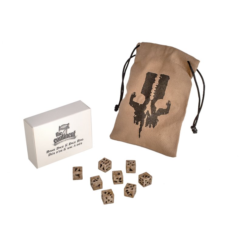 The 7th Continent: Bone Dice and Dice Bag
