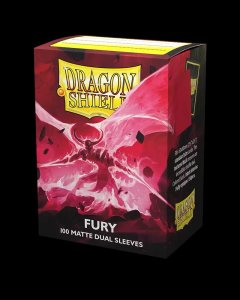 Dragon Shield: Standard Sleeves Dual Matte - Fury (100)