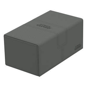 Ultimate Guard: Twin FlipnTray Deck Case 200+ Xenoskin - Monocolor Grey