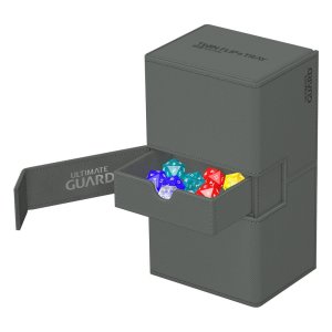 Ultimate Guard: Twin FlipnTray Deck Case 200+ Xenoskin - Monocolor Grey