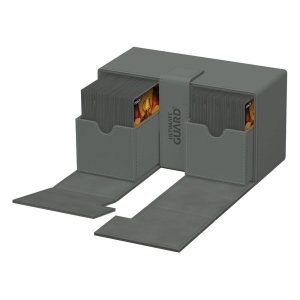Ultimate Guard: Twin FlipnTray Deck Case 200+ Xenoskin - Monocolor Grey