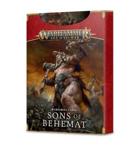 SONS OF BEHEMAT: WARSCROLL CARDS (DE)
