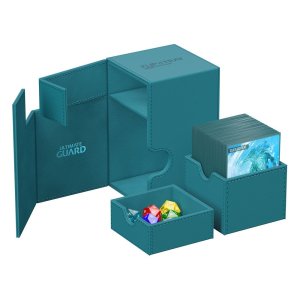 Ultimate Guard: FlipnTray Deck Case 100+ Xenoskin - Monocolor Petrol