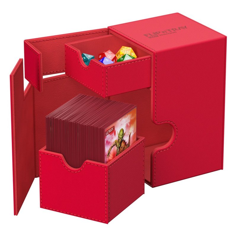 Ultimate Guard: FlipnTray Deck Case 100+ Xenoskin - Monocolor Red