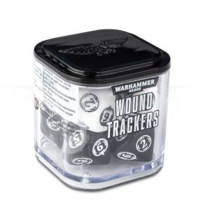 WARHAMMER 40K: WOUND TRACKERS - WHITE/BLACK