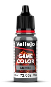 Vallejo: Silver  18 ml - Game Metallic