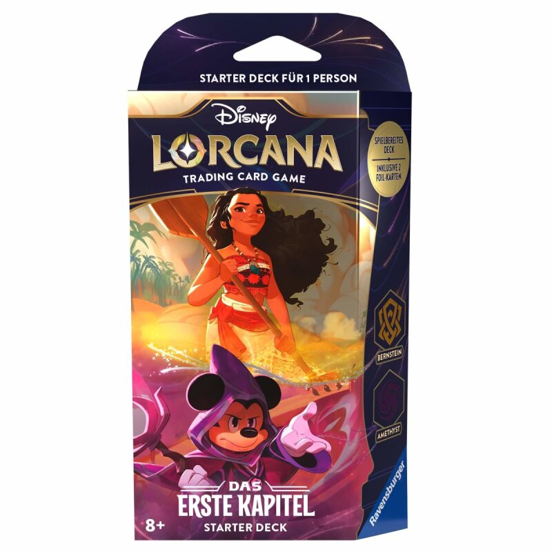 Disney Lorcana: Das Erste Kapitel - Starter Deck "Bernstein Amethyst" (DE)