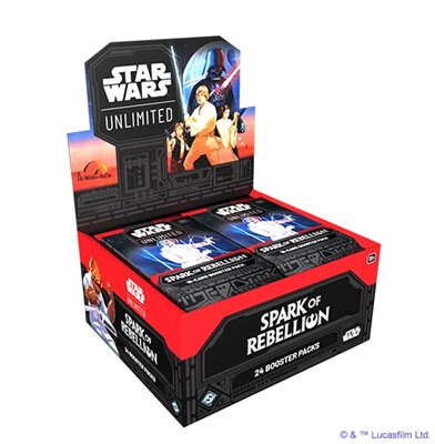 Star Wars: Unlimited - Spark of Rebellion Booster Display EN (24 Booster)