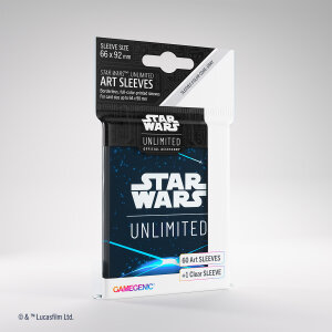 Star Wars: Unlimited - Art Sleeves Space Blue (61 Sleeves)