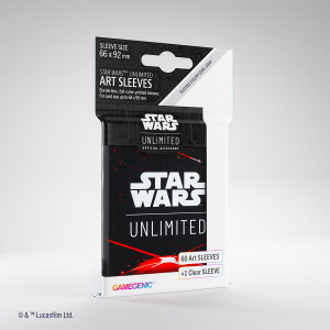 Star Wars: Unlimited - Art Sleeves Space Red (61 Sleeves)