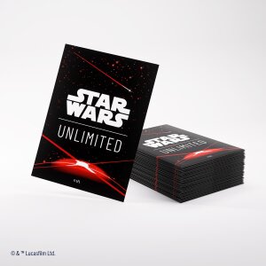 Star Wars: Unlimited - Art Sleeves Space Red (61 Sleeves)